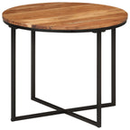 Salontafel Massief Acaciahout En Ijzer