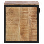 Nachtkastje 40X35X40 Cm Massief Mangohout