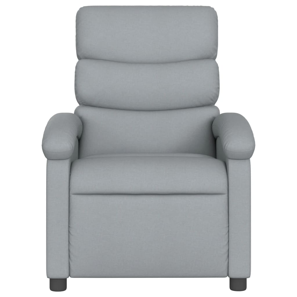 Massagestoel Stof Lichtgrijs