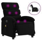 Massagestoel Stof Zwart