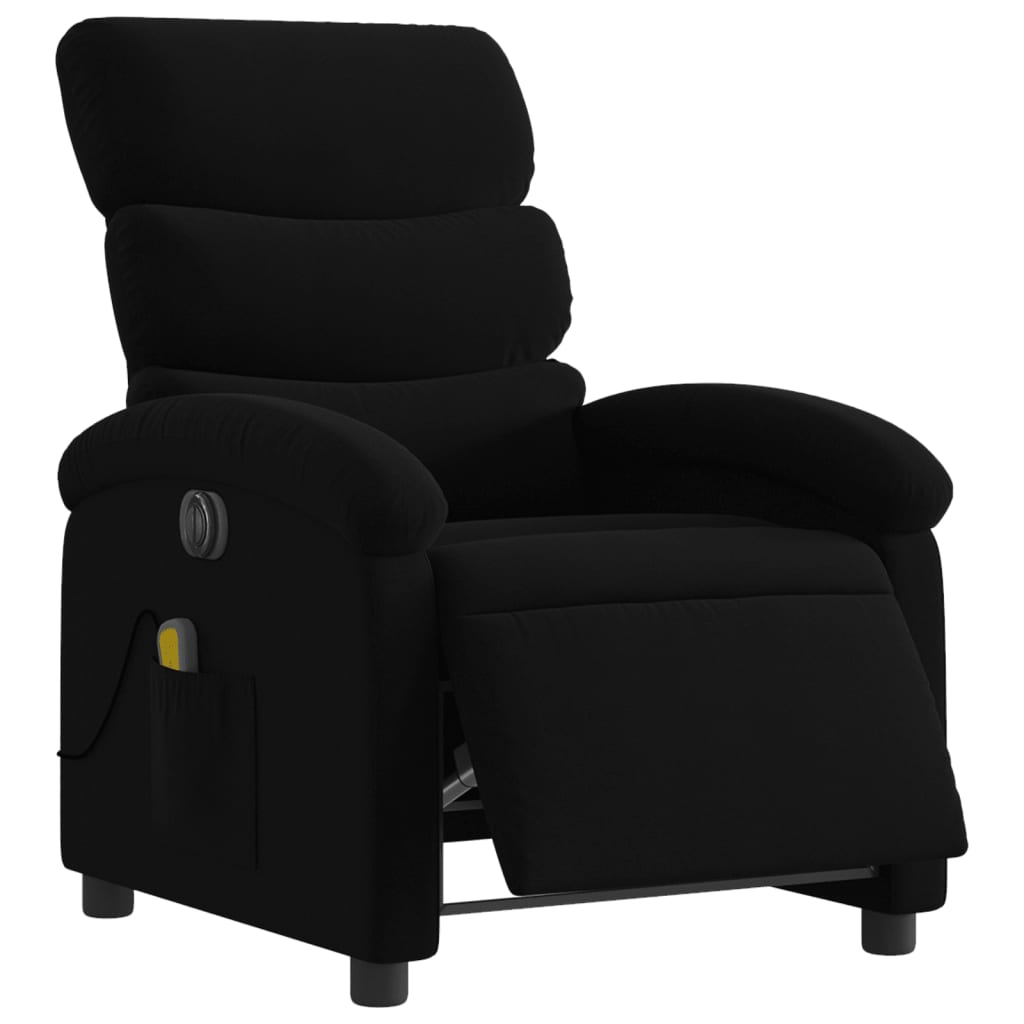Massagestoel Stof Zwart