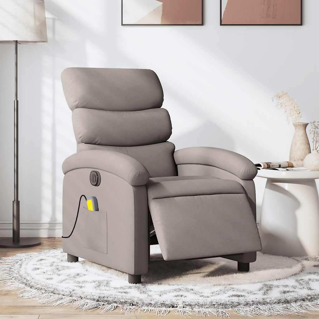 Massagestoel Stof Taupe