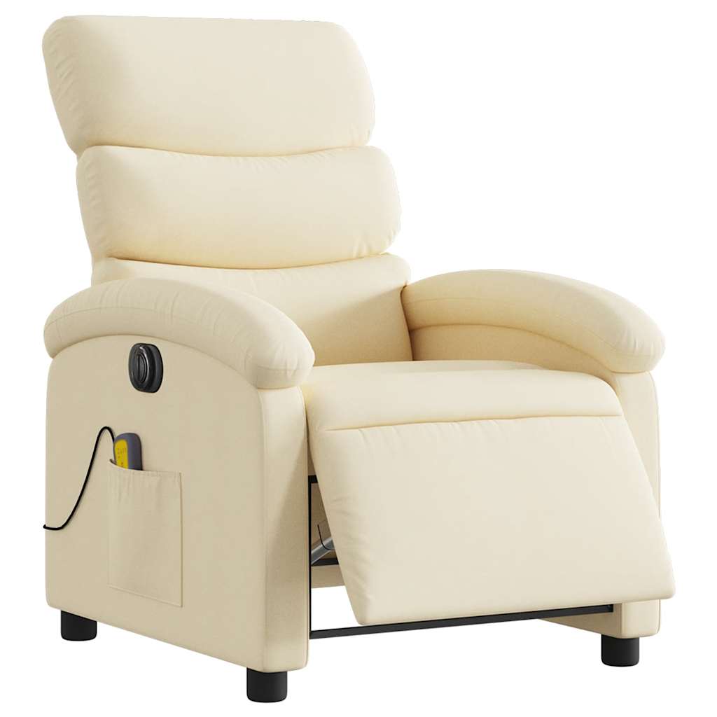 Massagestoel Stof Kleurig Crème