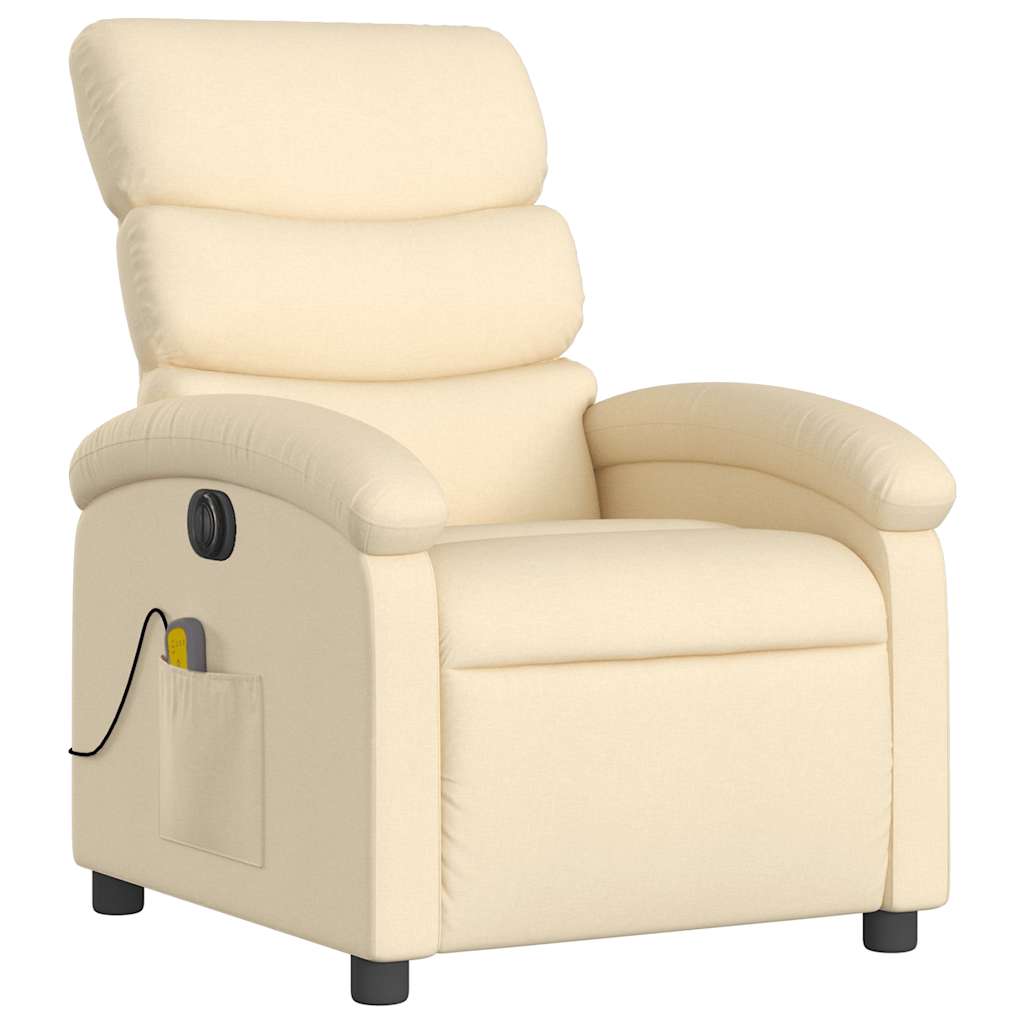 Massagestoel Stof Kleurig Crème