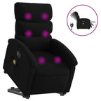 Sta-Op-Massagestoel Stof Zwart