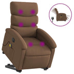 Sta-Op-Massagestoel Stof Bruin