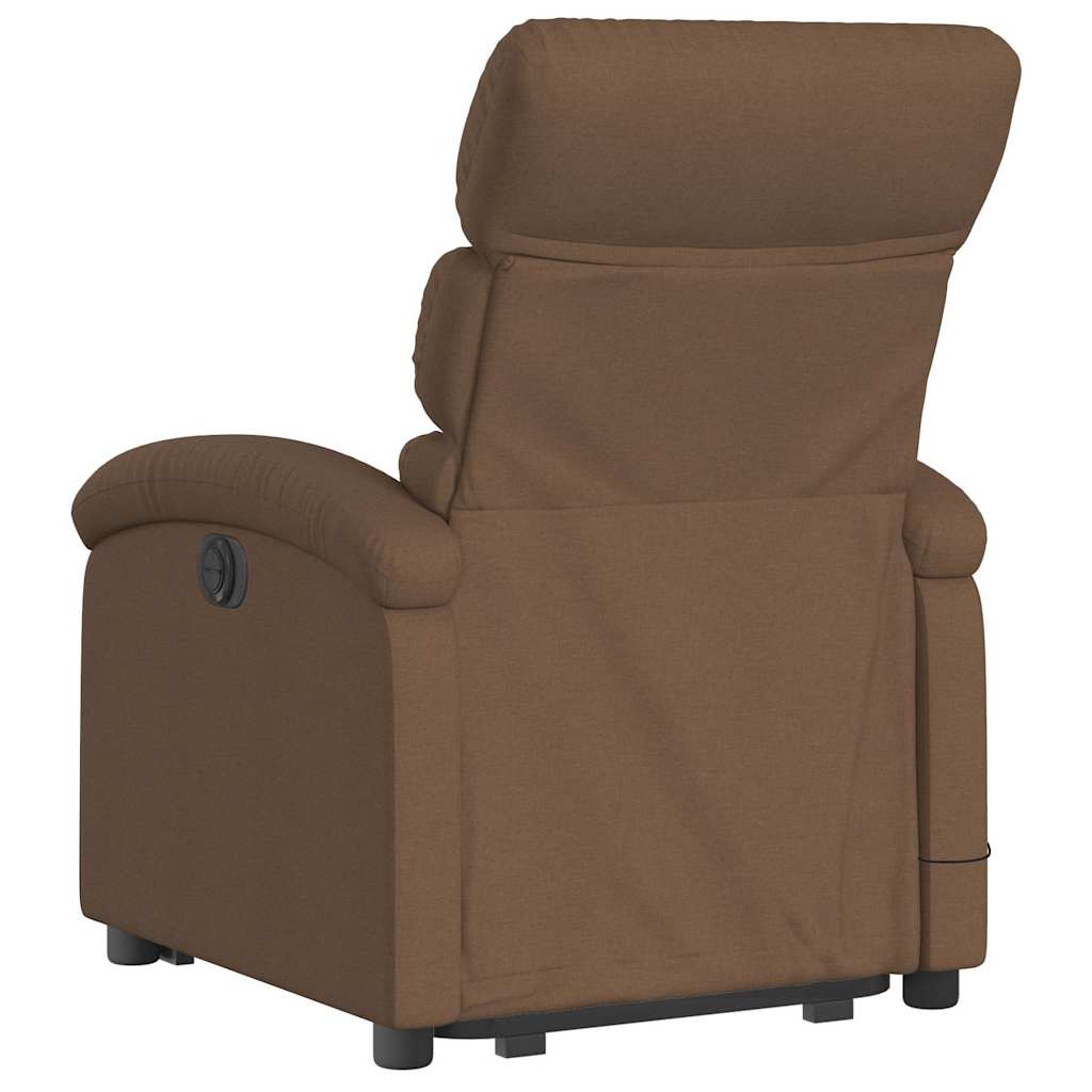 Sta-Op-Massagestoel Stof Bruin