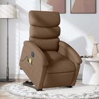 Sta-Op-Massagestoel Stof Bruin