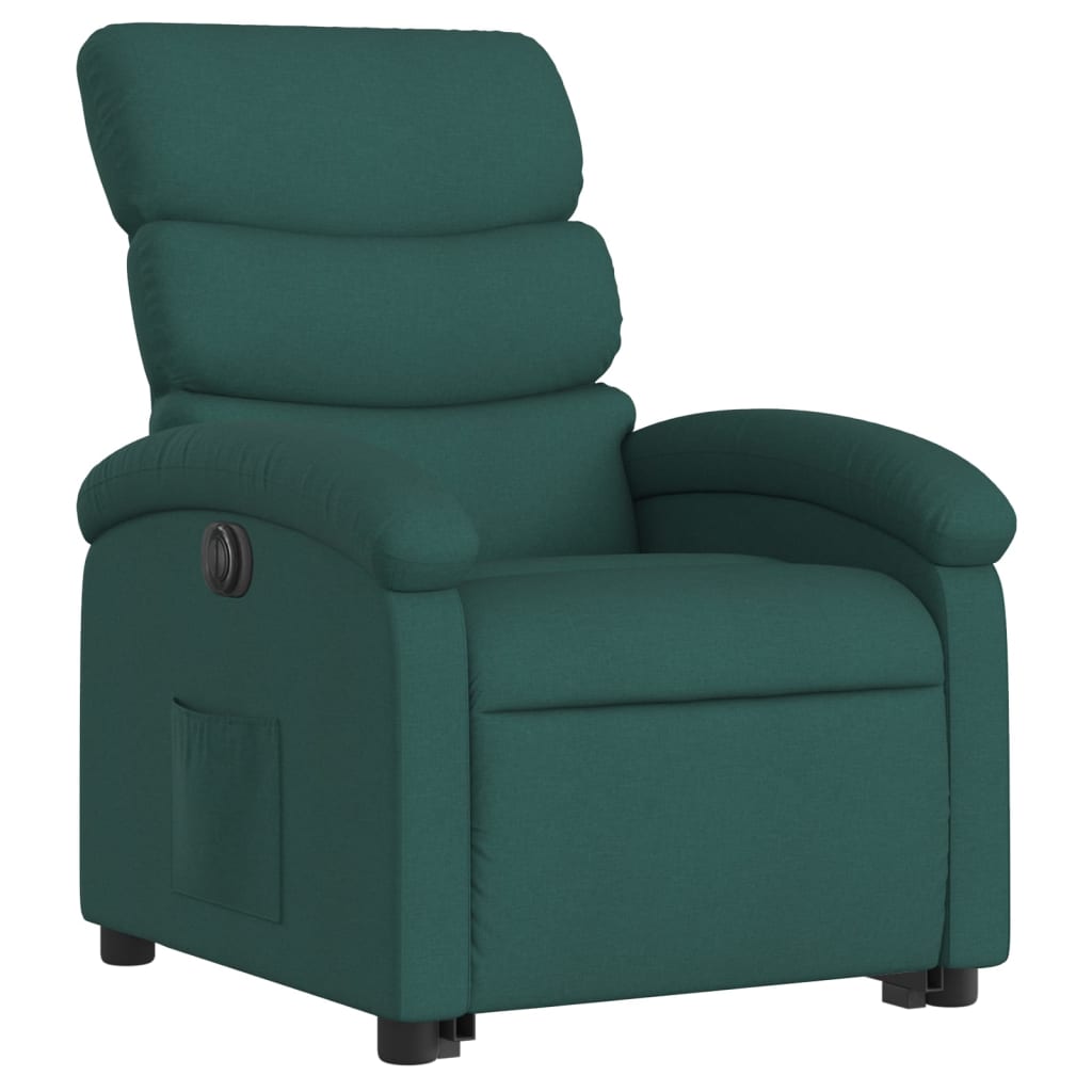 Sta-Op-Massagestoel Stof Donkergroen