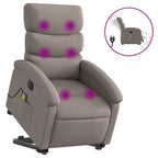 Sta-Op-Massagestoel Stof Taupe