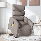 Sta-Op-Massagestoel Stof Taupe