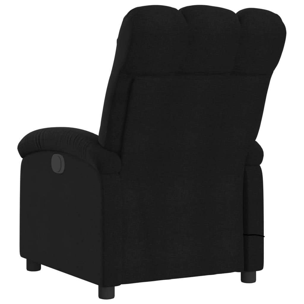 Massagestoel Stof Zwart