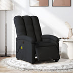 Massagestoel Stof Zwart