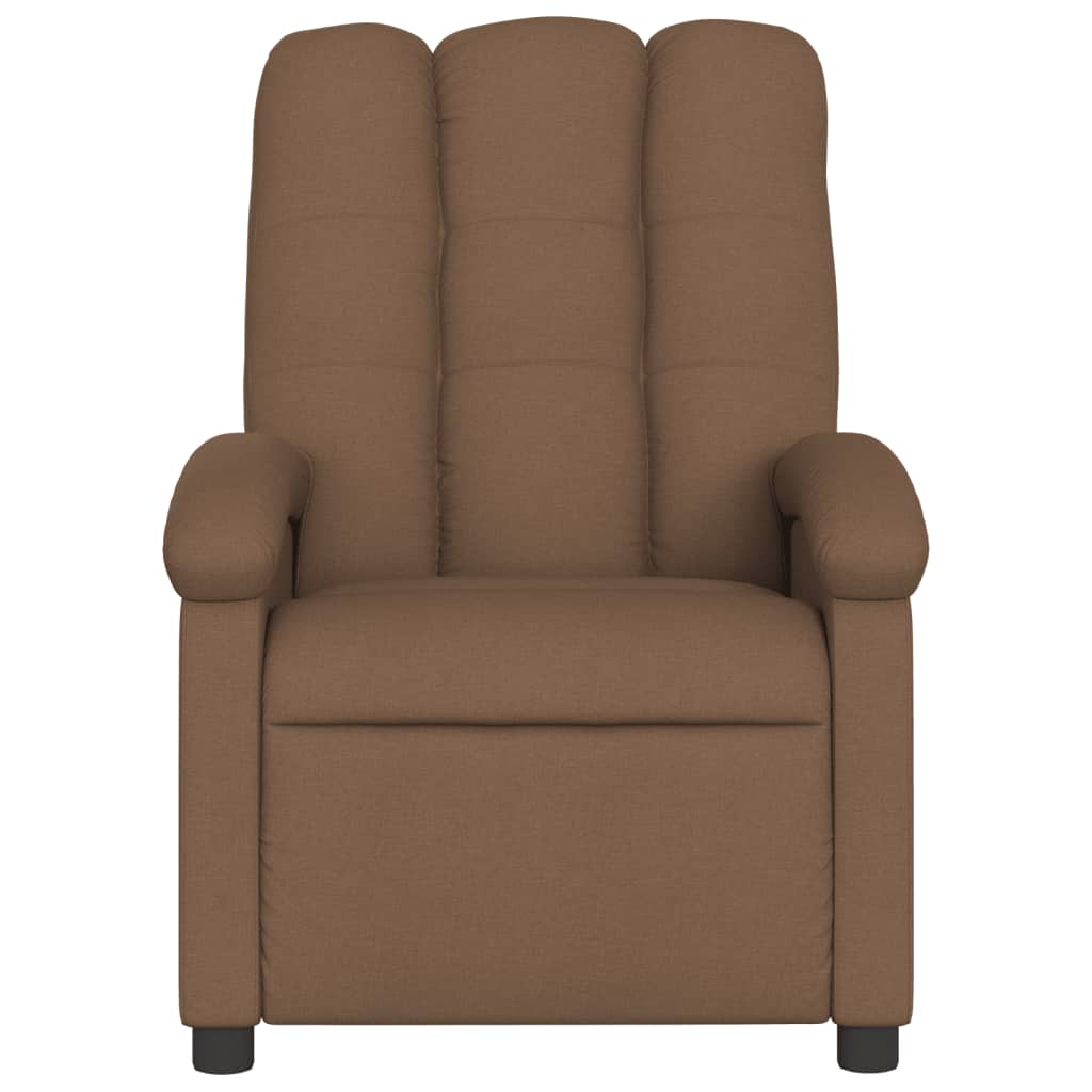 Massagestoel Stof Bruin