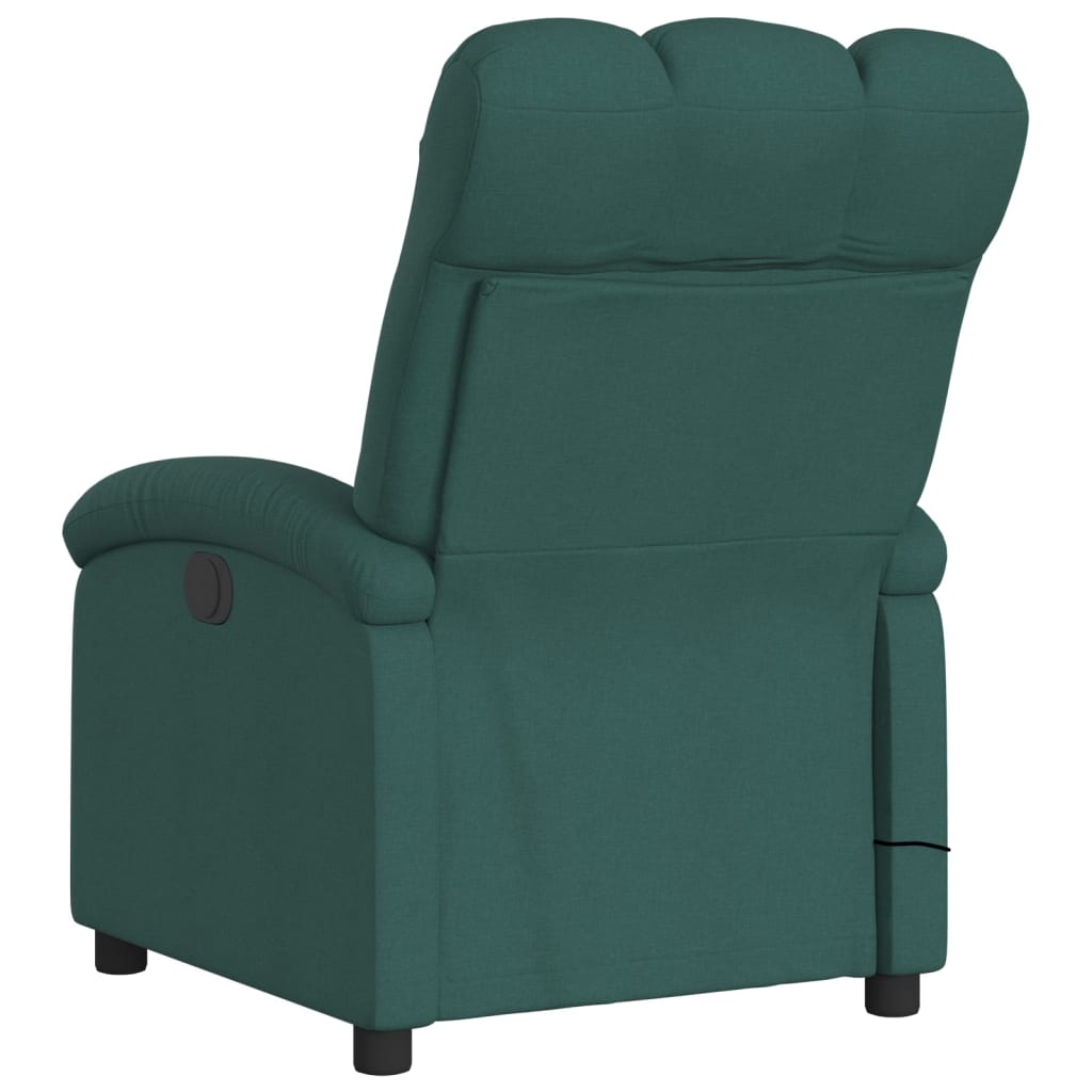 Massagestoel Stof Donkergroen