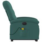 Sta-Op-Massagestoel Stof Donkergroen