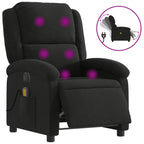 Massagestoel Stof Zwart