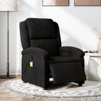 Massagestoel Stof Zwart