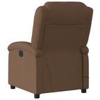 Massagestoel Stof Bruin