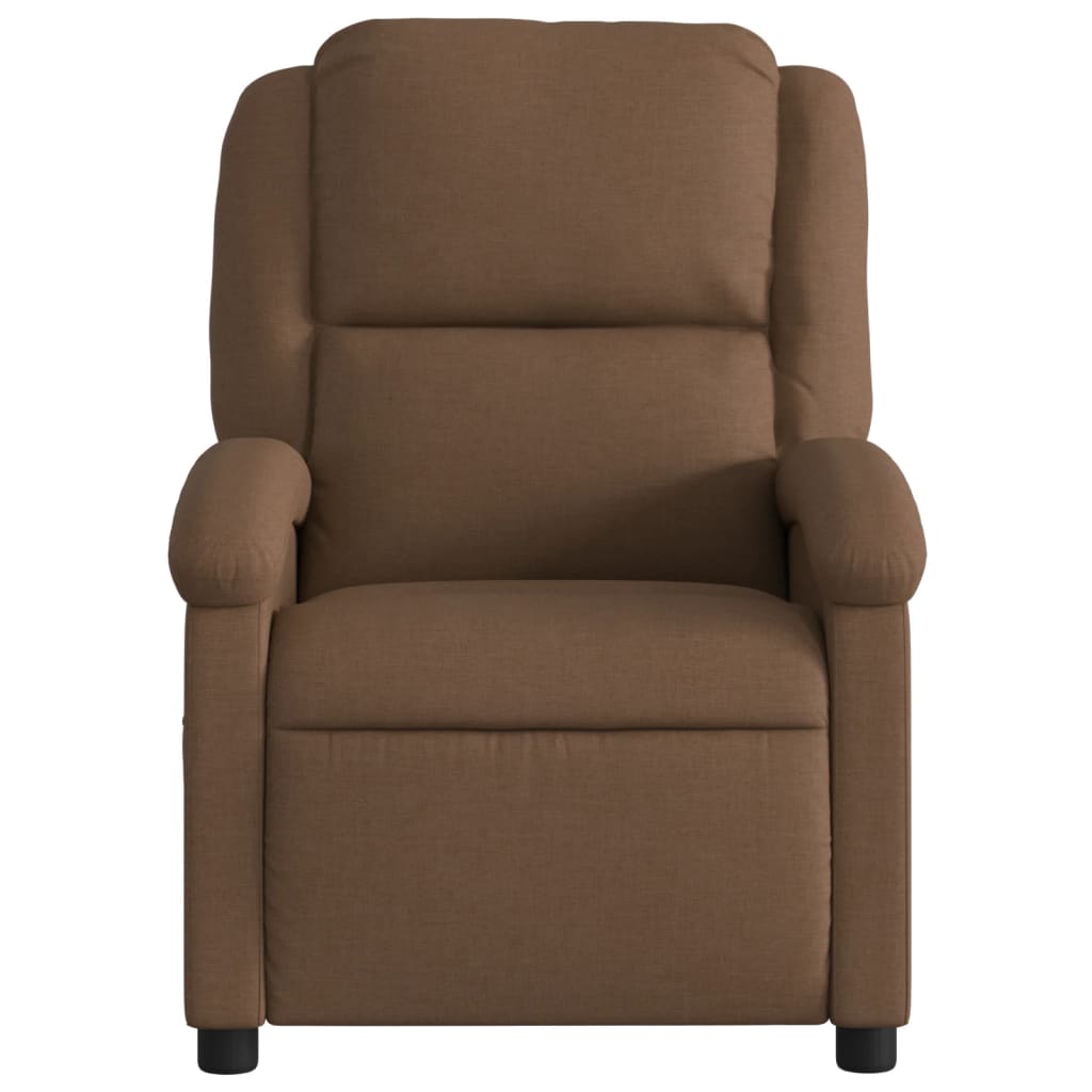 Massagestoel Stof Bruin