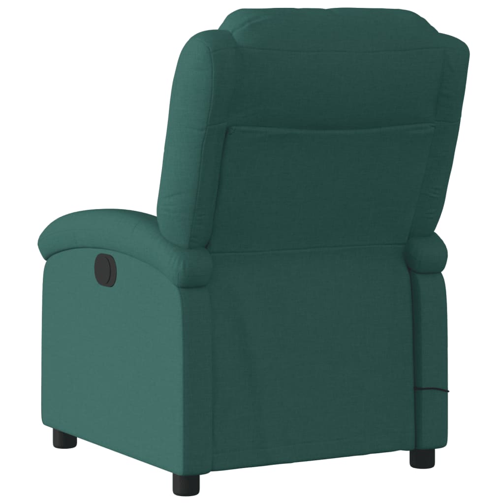 Massagestoel Stof Donkergroen