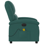 Massagestoel Stof Donkergroen