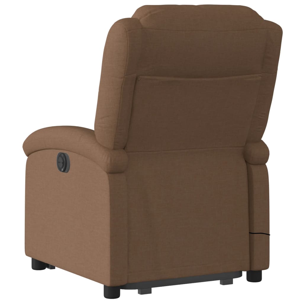 Sta-Op-Massagestoel Stof Bruin