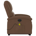 Sta-Op-Massagestoel Stof Bruin