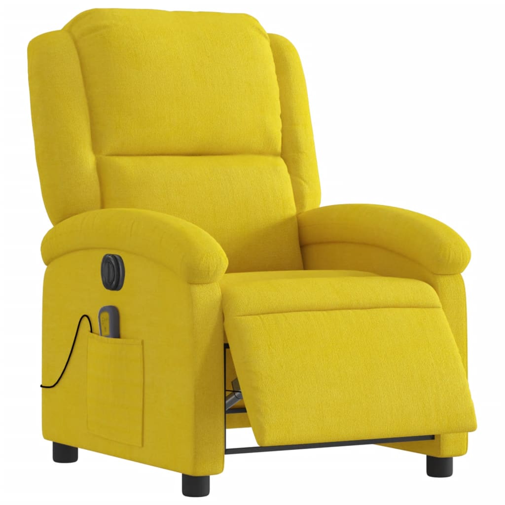 Massagestoel Fluweel Geel