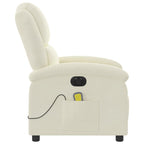 Massagestoel Fluweel Kleurig Crème