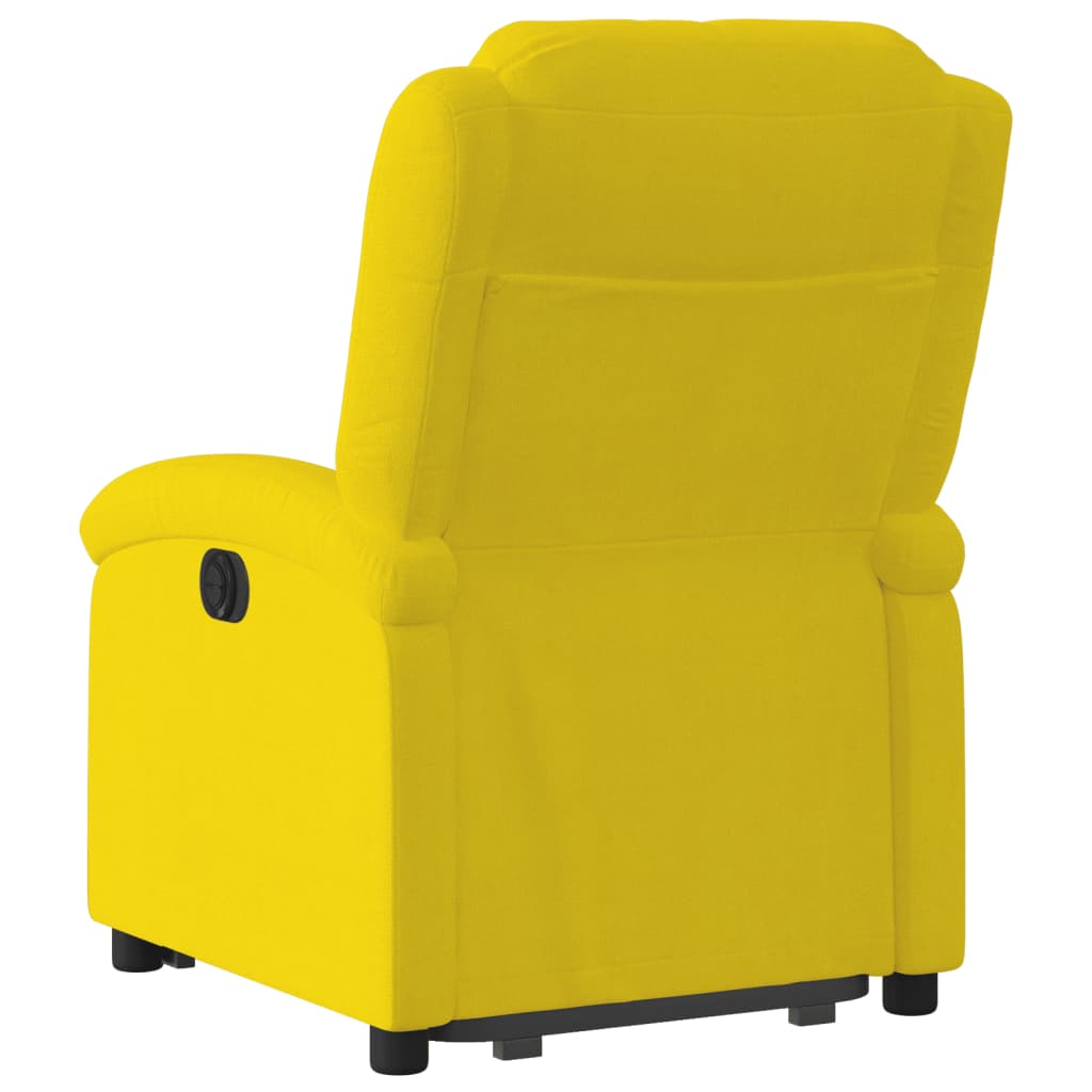 Sta-Op-Stoel Fluweel Geel