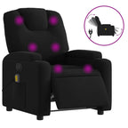 Massagestoel Stof Zwart
