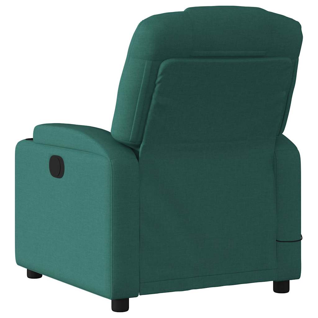 Massagestoel Stof Donkergroen