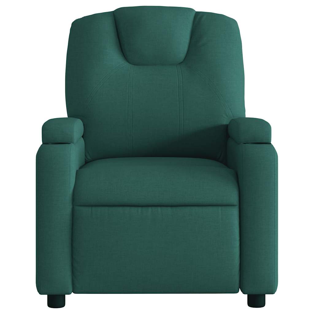 Massagestoel Stof Donkergroen