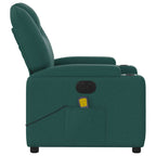 Massagestoel Stof Donkergroen