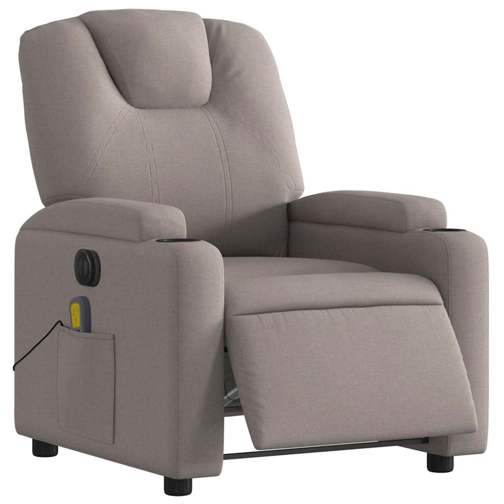 Massagestoel Stof Taupe