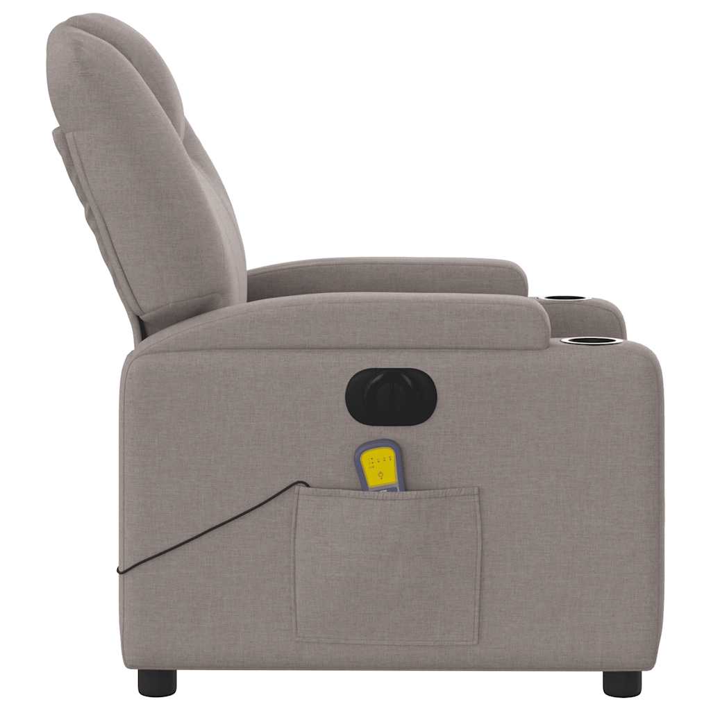 Massagestoel Stof Taupe