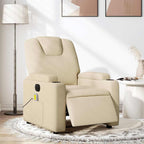 Massagestoel Stof Kleurig Crème
