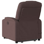 Sta-Op-Massagestoel Stof Donkerbruin