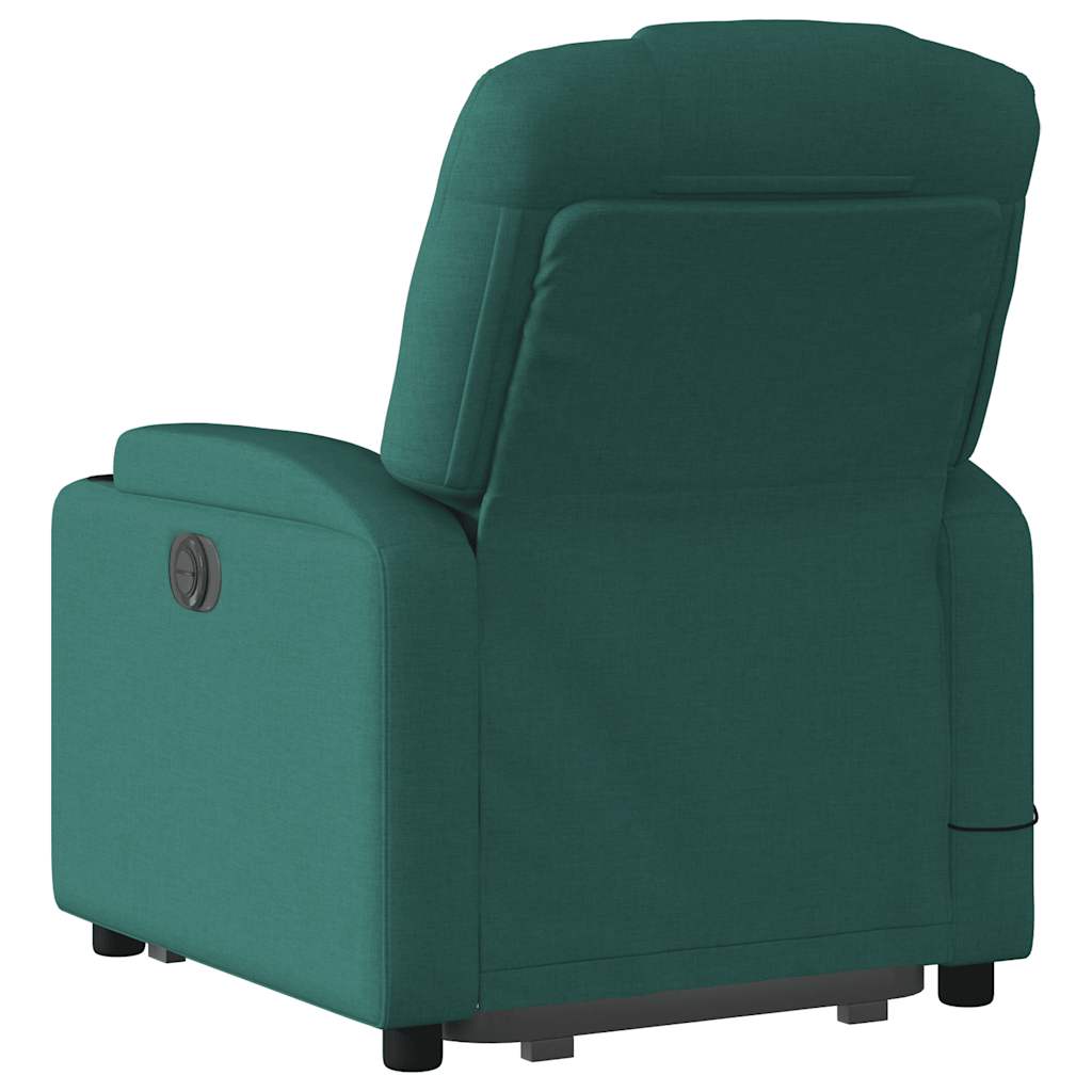 Sta-Op-Massagestoel Stof Donkergroen