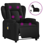 Massagestoel Stof Zwart