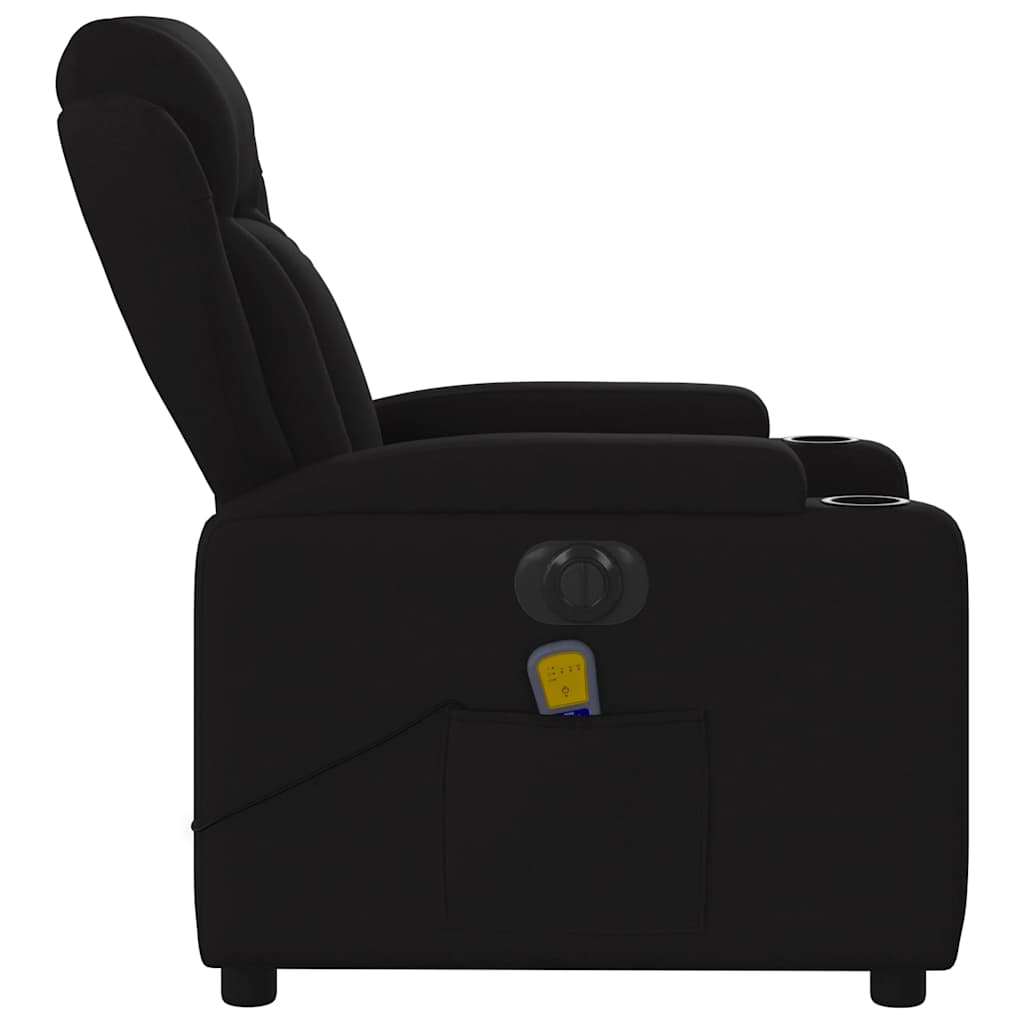Massagestoel Stof Zwart