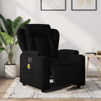 Massagestoel Stof Zwart