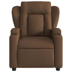 Massagestoel Stof Bruin