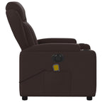 Massagestoel Stof Donkerbruin