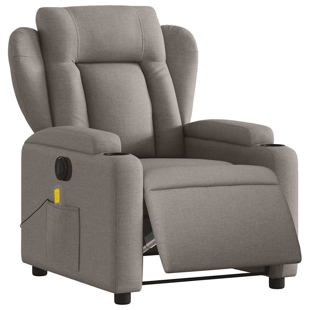 Massagestoel Stof Taupe