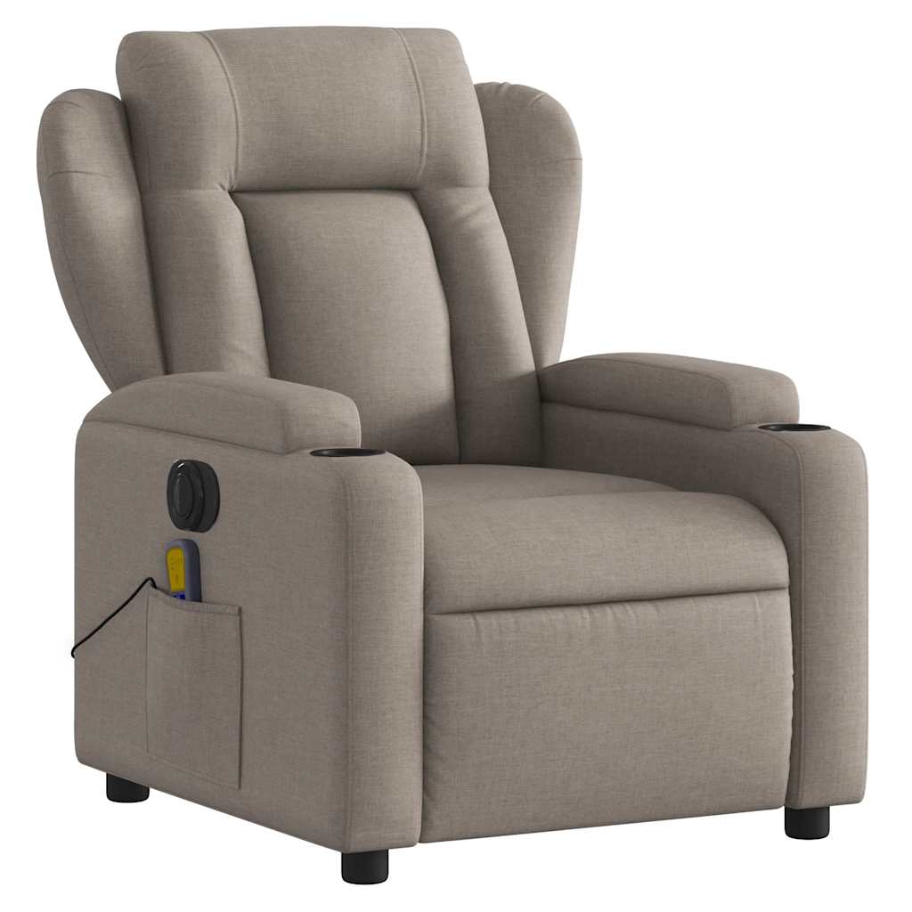 Massagestoel Stof Taupe