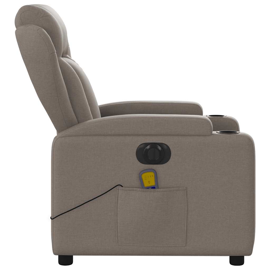 Massagestoel Stof Taupe