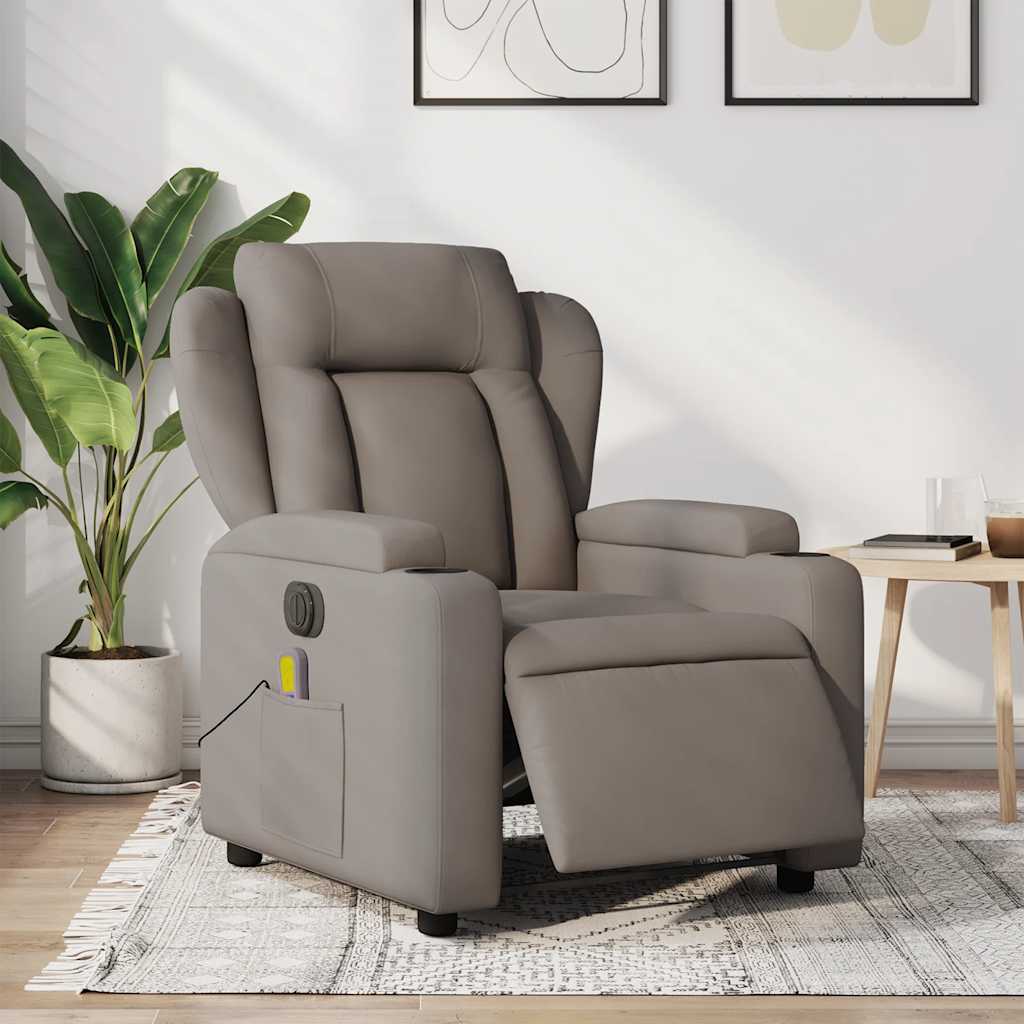 Massagestoel Stof Taupe