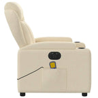 Massagestoel Stof Kleurig Crème